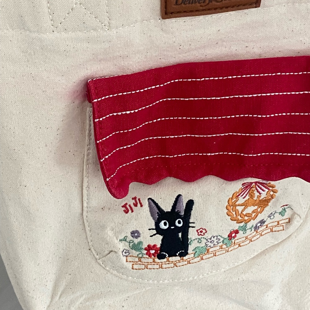 Kiki's Delivery Service Mini Tote Bag Jiji (Under the Roof) Studio Ghibli - Picture 9 of 9